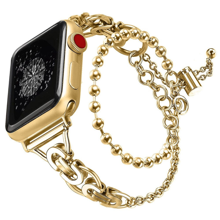 Meget holdbart Universal Apple Metal Urrem - Guld#serie_4