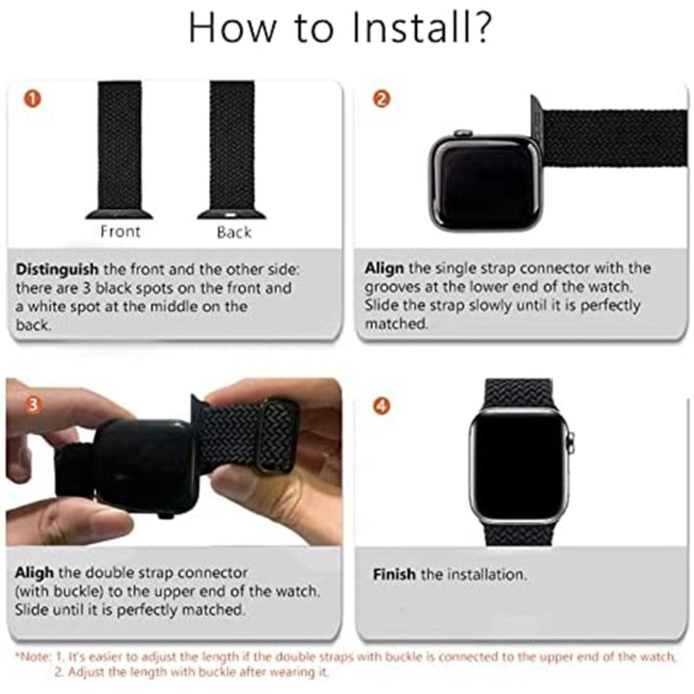 Stilren Universal Apple Nylon Rem - Grøn#serie_10