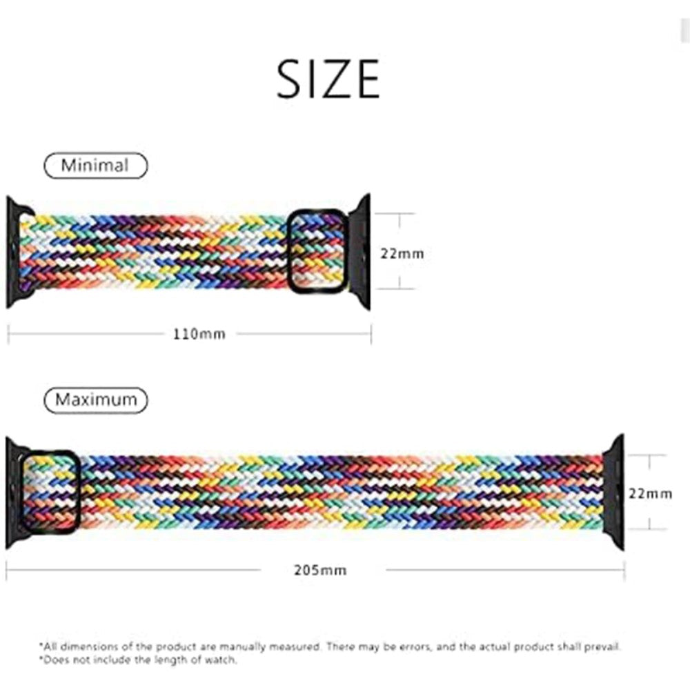 Stilren Universal Apple Nylon Rem - Sølv#serie_21