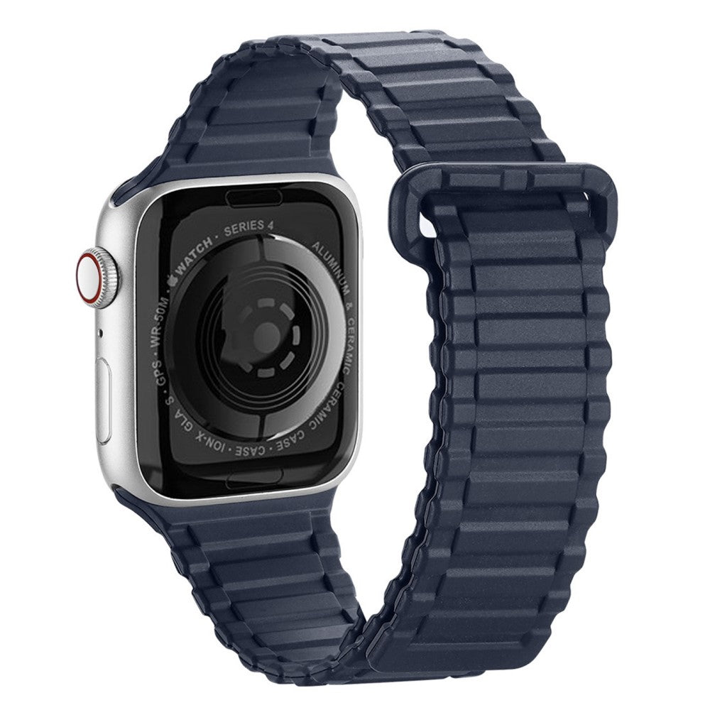 Tidsløst Universal Apple Silikone Rem - Blå#serie_4
