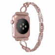 Very fashionable Universel Apple Metal and Rhinestone Strap
