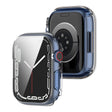 Super Fashionable Apple Watch Series 7 45mm Cover with Screen Protector in Plastic and Tempered Glass