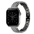 Sweet Apple Watch Series 7 45mm Metal and Rhinestone Strap