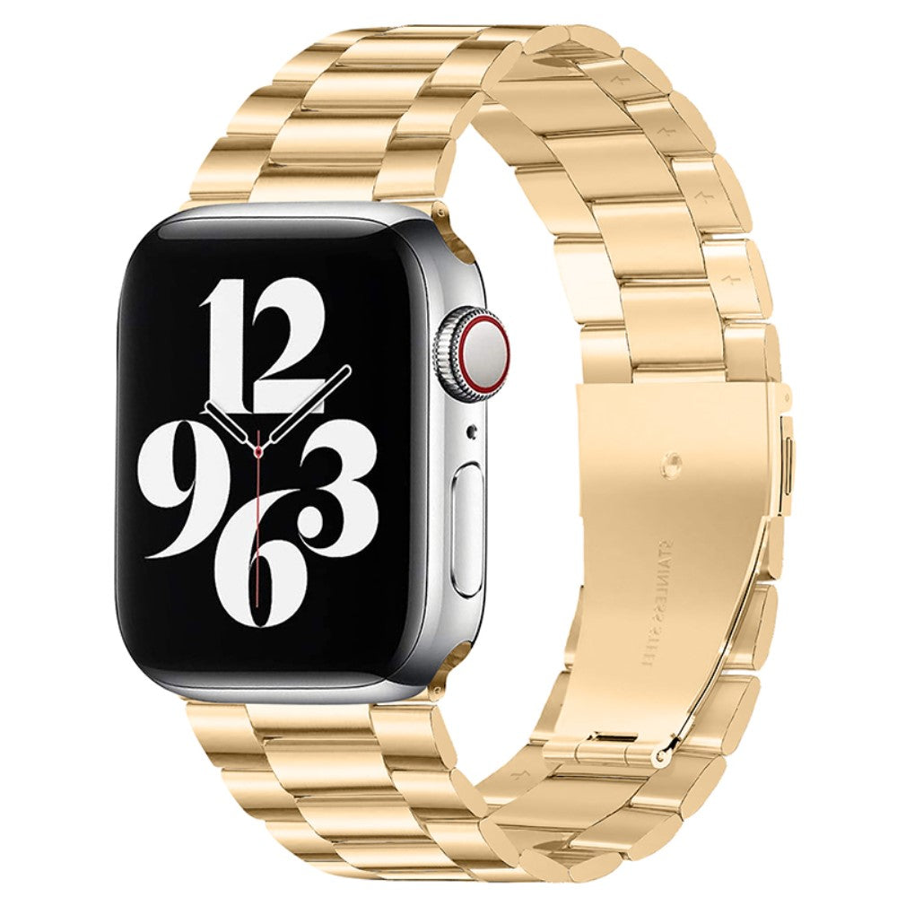 Mega pænt Apple Watch Series 7 45mm Metal Rem - Guld#serie_2