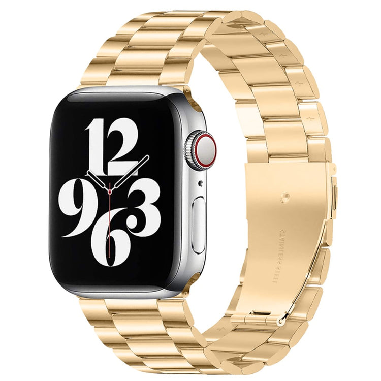 Mega pænt Apple Watch Series 7 45mm Metal Rem - Guld#serie_2