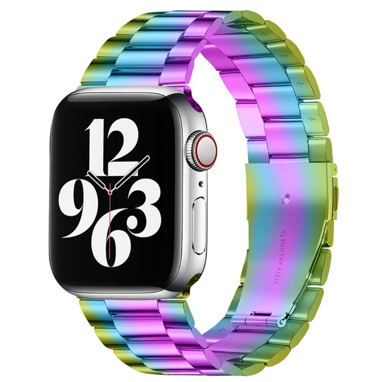 Mega pænt Apple Watch Series 7 45mm Metal Rem - Flerfarvet#serie_8
