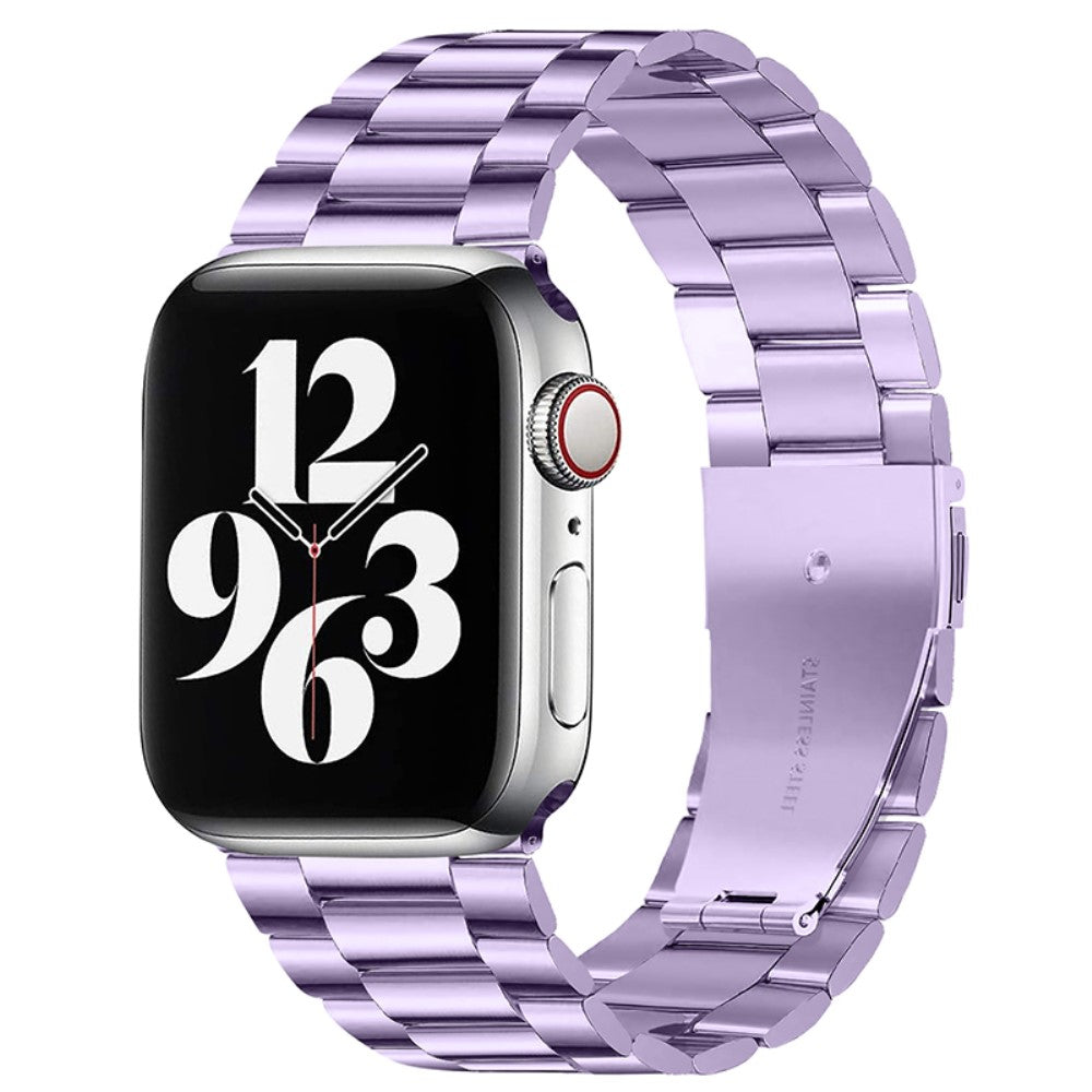 Mega pænt Apple Watch Series 7 45mm Metal Rem - Lilla#serie_9