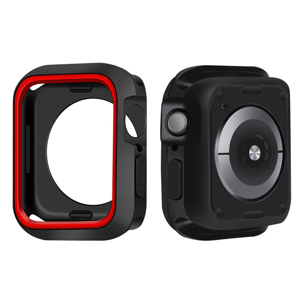 Apple Watch Series 7 45mm  Silikone Bumper  - Rød#serie_4