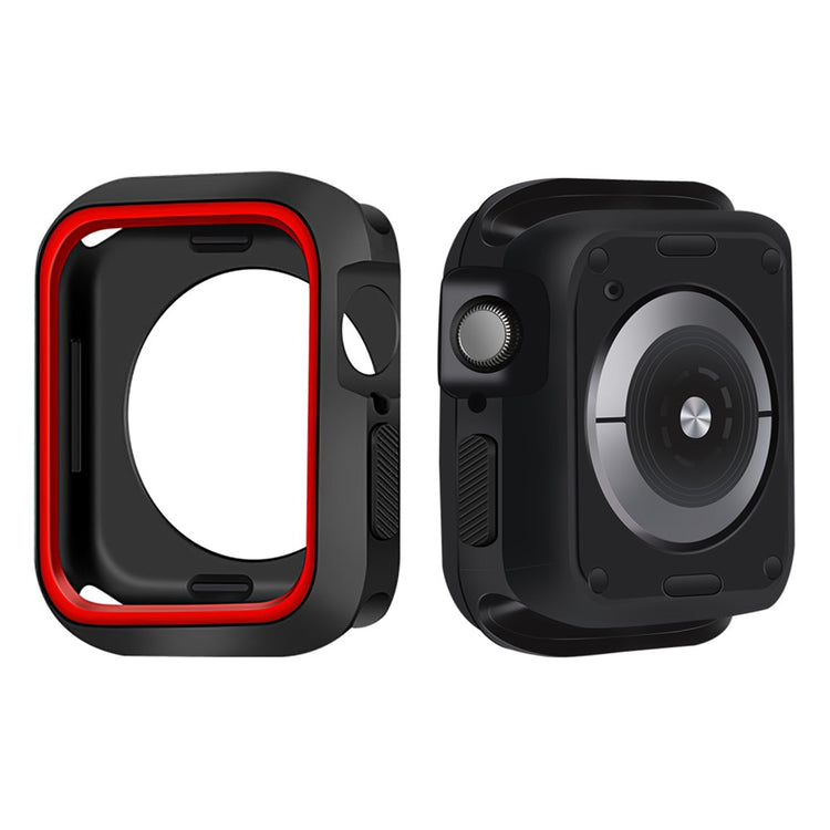 Apple Watch Series 7 45mm  Silikone Bumper  - Rød#serie_4