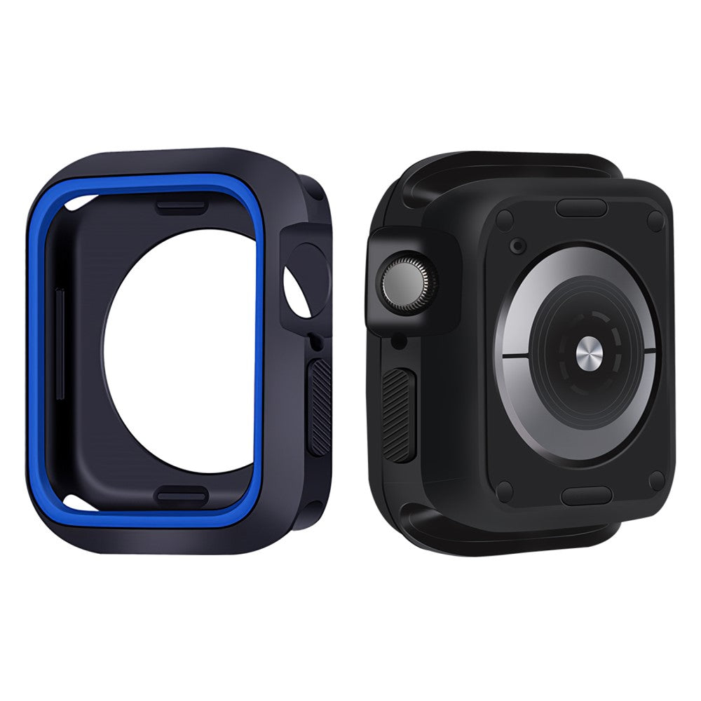 Apple Watch Series 7 45mm  Silikone Bumper  - Blå#serie_9