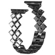 Great Apple Watch Series 7 45mm Metal and Rhinestone Strap