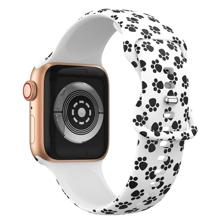 Meget fint Apple Watch Series 7 45mm Silikone Rem - Flerfarvet#serie_6