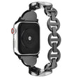 Strong Apple Watch Series 7 45mm Metal and Rhinestone Strap