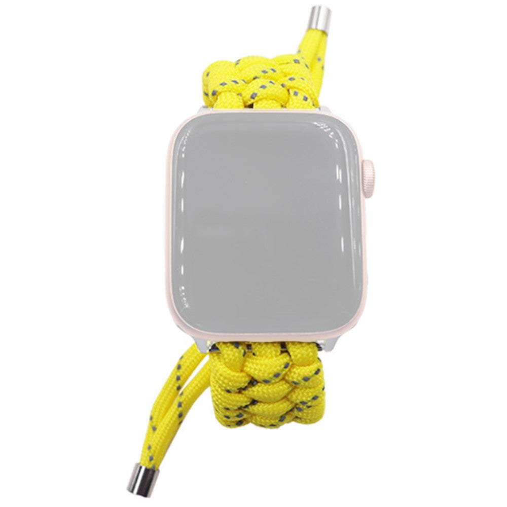 Rigtigt cool Apple Watch Series 7 45mm Nylon Rem - Gul#serie_10