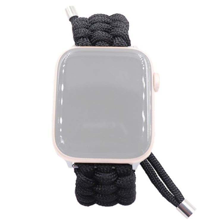 Rigtigt cool Apple Watch Series 7 45mm Nylon Rem - Sort#serie_4