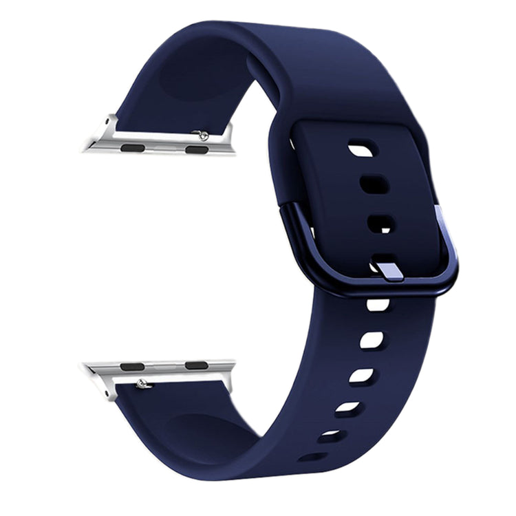 Mega flot Apple Watch Series 7 45mm Silikone Rem - Blå#serie_10