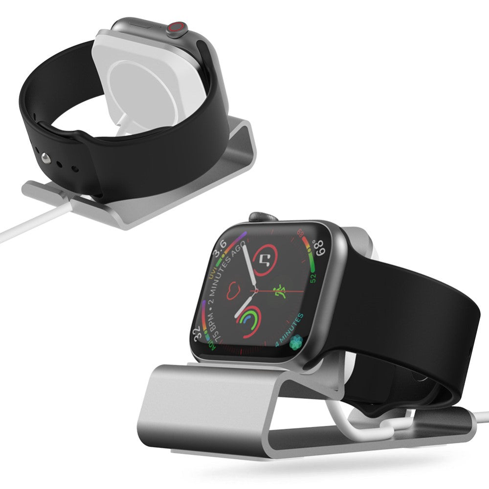 Apple Watch Series 7 45mm Metal Holder - Sølv#serie_2