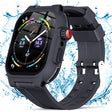 Plastic Cover with Strap fits Apple Watch Series 7 45mm