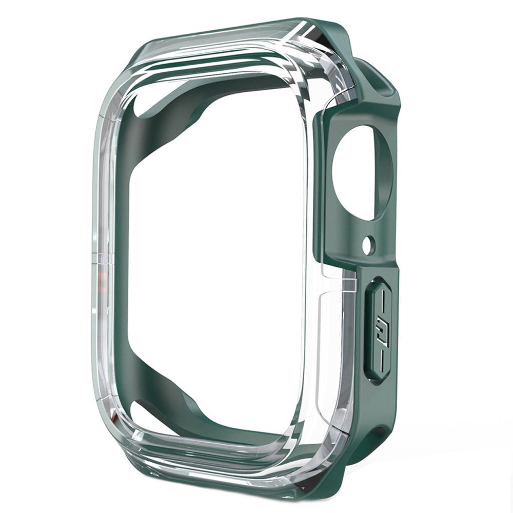 Apple Watch Series 7 45mm Gennemsigtig Silikone Bumper  - Blå#serie_1