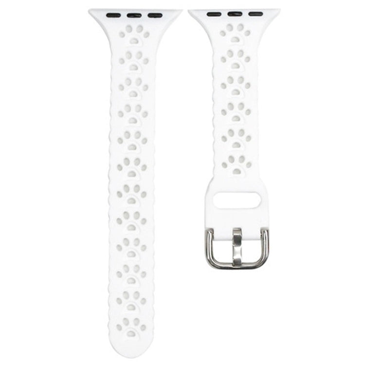 Eminent Apple Watch Series 7 45mm Silikone Rem - Hvid#serie_1