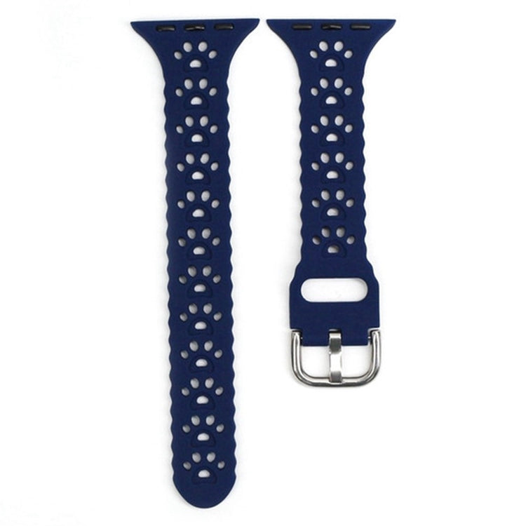 Eminent Apple Watch Series 7 45mm Silikone Rem - Blå#serie_12