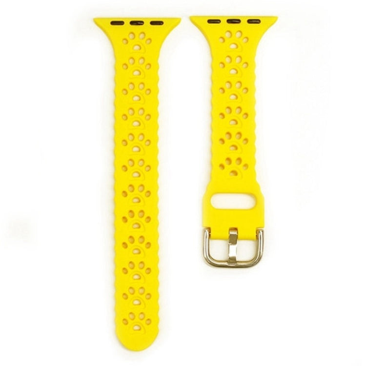 Eminent Apple Watch Series 7 45mm Silikone Rem - Gul#serie_8