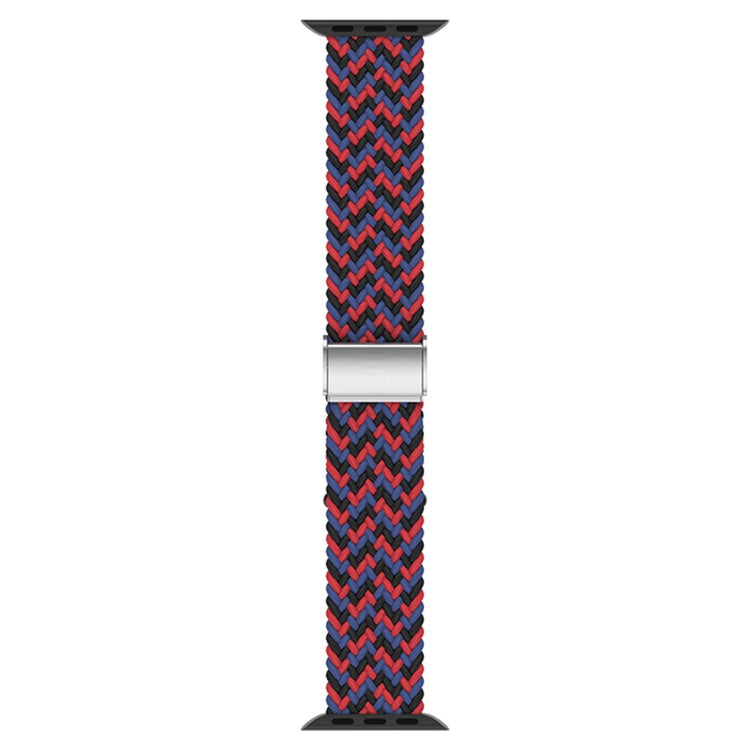 Rigtigt hårdfør Apple Watch Series 7 45mm Stof Urrem - Rød#serie_5