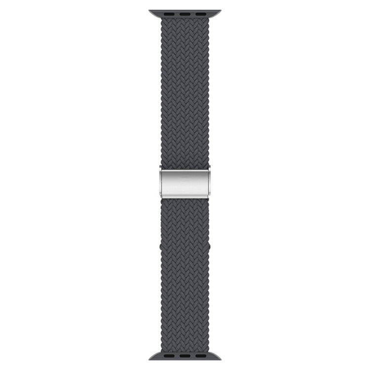 Rigtigt hårdfør Apple Watch Series 7 45mm Stof Urrem - Sølv#serie_9