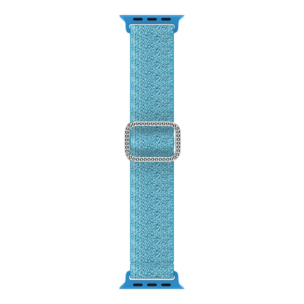Mega fint Apple Watch Series 7 45mm Stof Urrem - Blå#serie_11