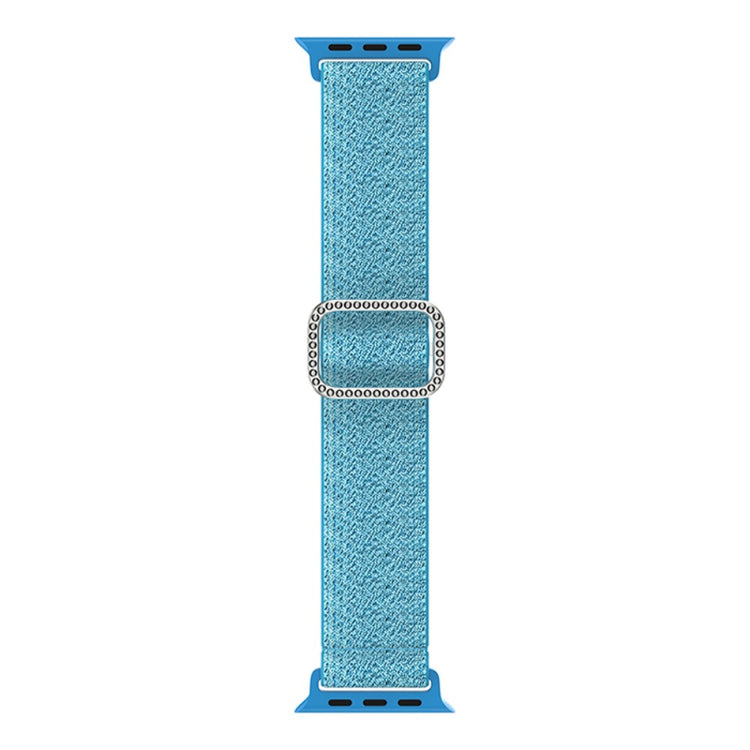 Mega fint Apple Watch Series 7 45mm Stof Urrem - Blå#serie_11