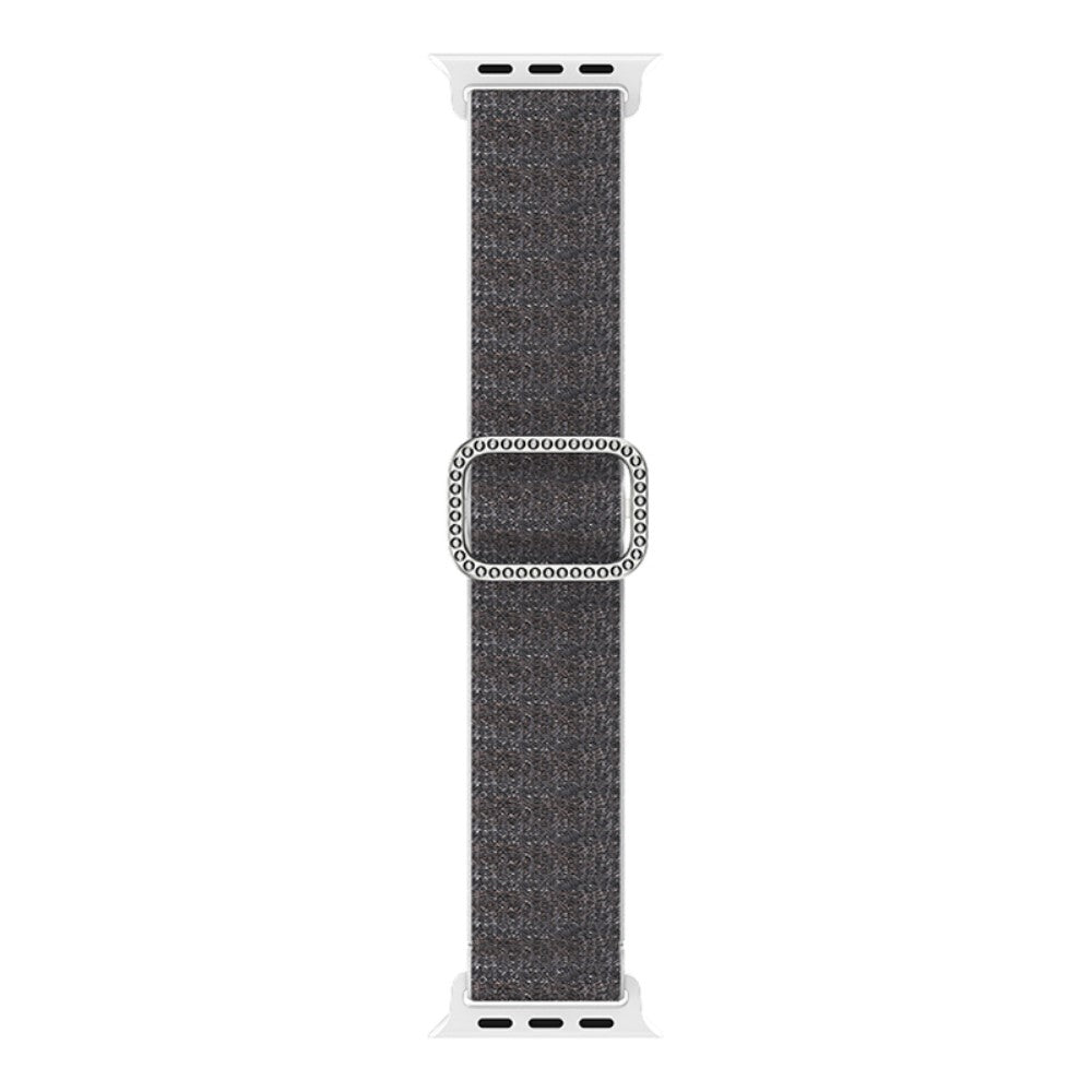 Mega fint Apple Watch Series 7 45mm Stof Urrem - Sølv#serie_3