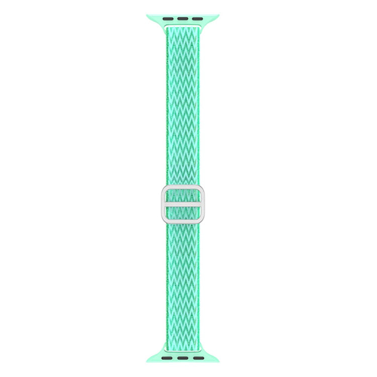 Rigtigt skøn Apple Watch Series 7 45mm Stof Urrem - Grøn#serie_3