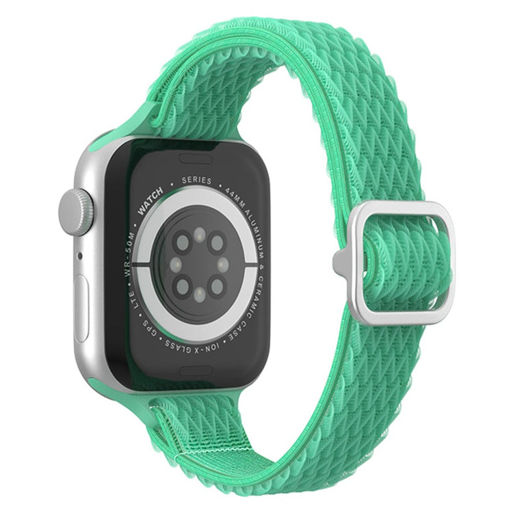 Mega smuk Apple Watch Series 7 45mm Nylon Rem - Grøn#serie_3