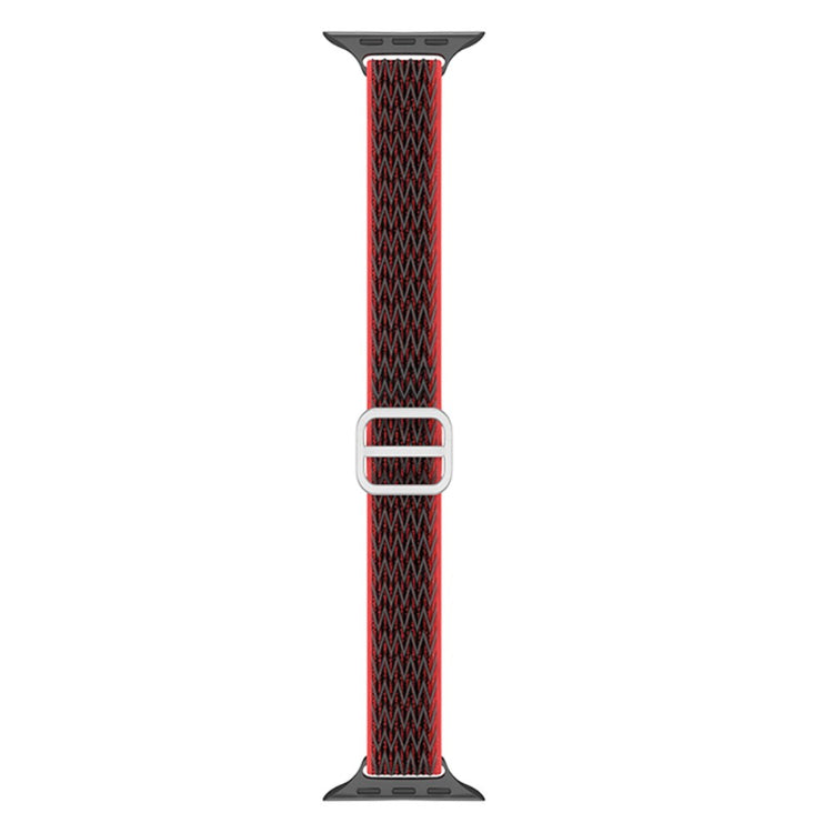 Rigtigt skøn Apple Watch Series 7 45mm Stof Urrem - Sort#serie_7