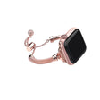 Sweet Apple Watch Series 7 45mm Metal and Rhinestone Strap