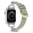 Comfortable Apple Watch Series 7 45mm Genuine Leather Strap