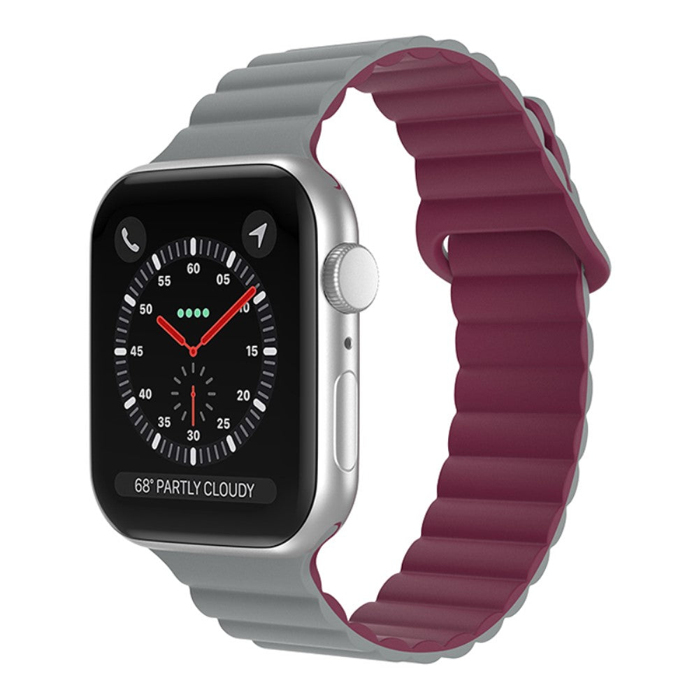 Stilren Universal Apple Silikone Urrem - Rød#serie_2