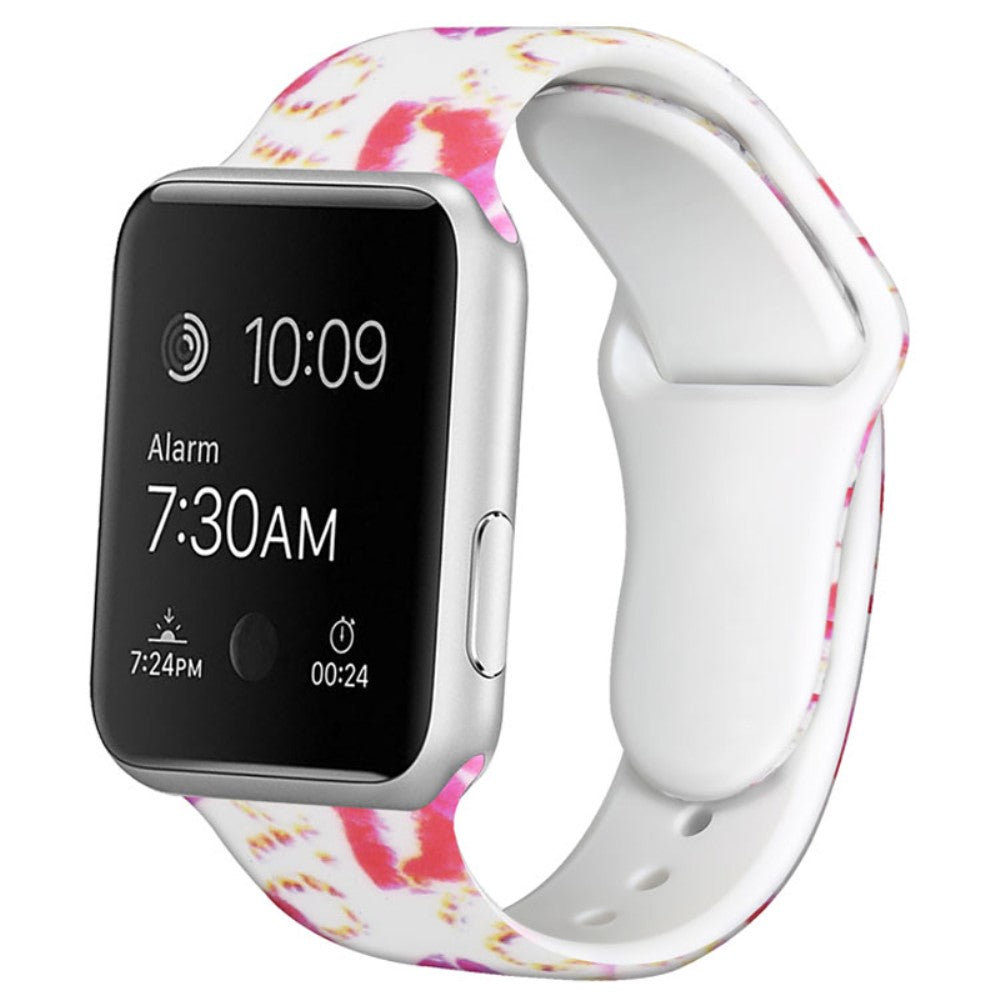 Mega slidstærk Universal Apple Silikone Urrem - Pink#serie_1
