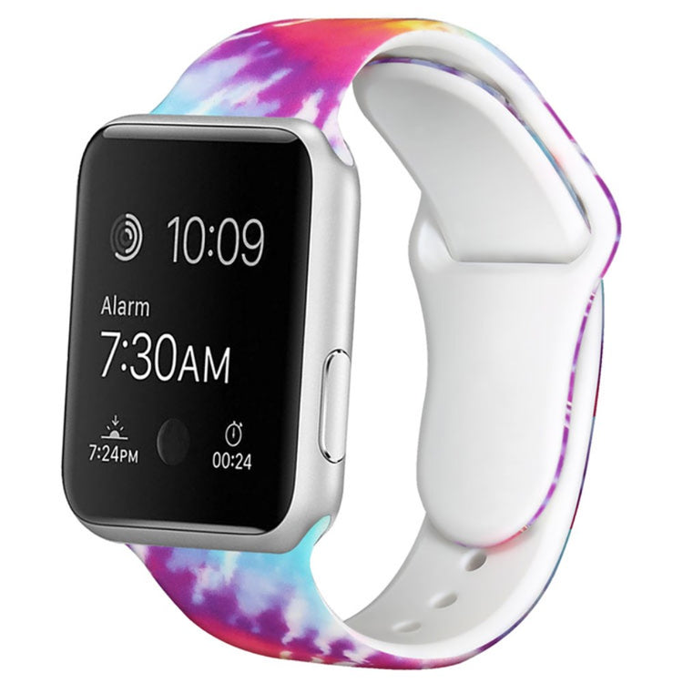 Mega slidstærk Universal Apple Silikone Urrem - Flerfarvet#serie_11