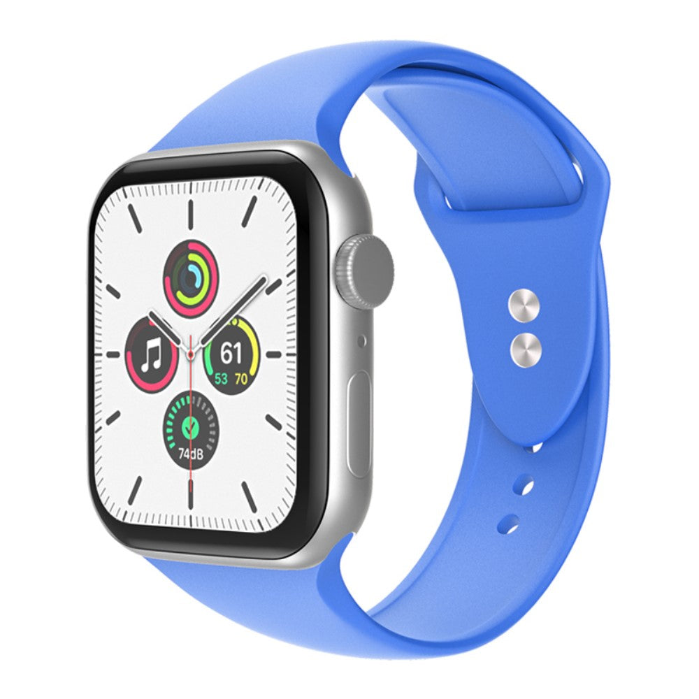 Helt vildt fantastisk Universal Apple Silikone Urrem - Blå#serie_11