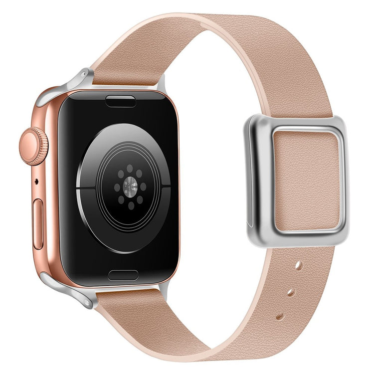 Helt vildt holdbart Universal Apple Ægte læder Rem - Pink#serie_7