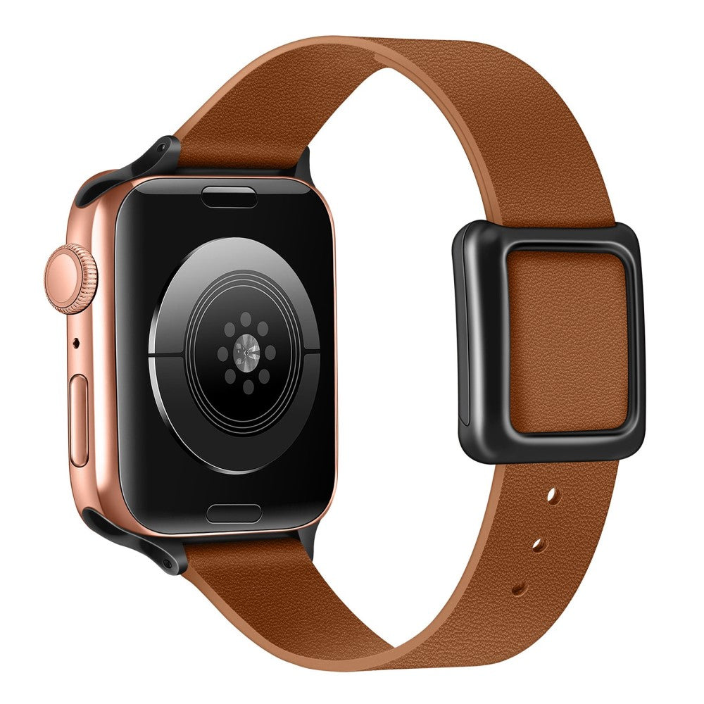 Super godt Universal Apple Ægte læder Rem - Brun#serie_1