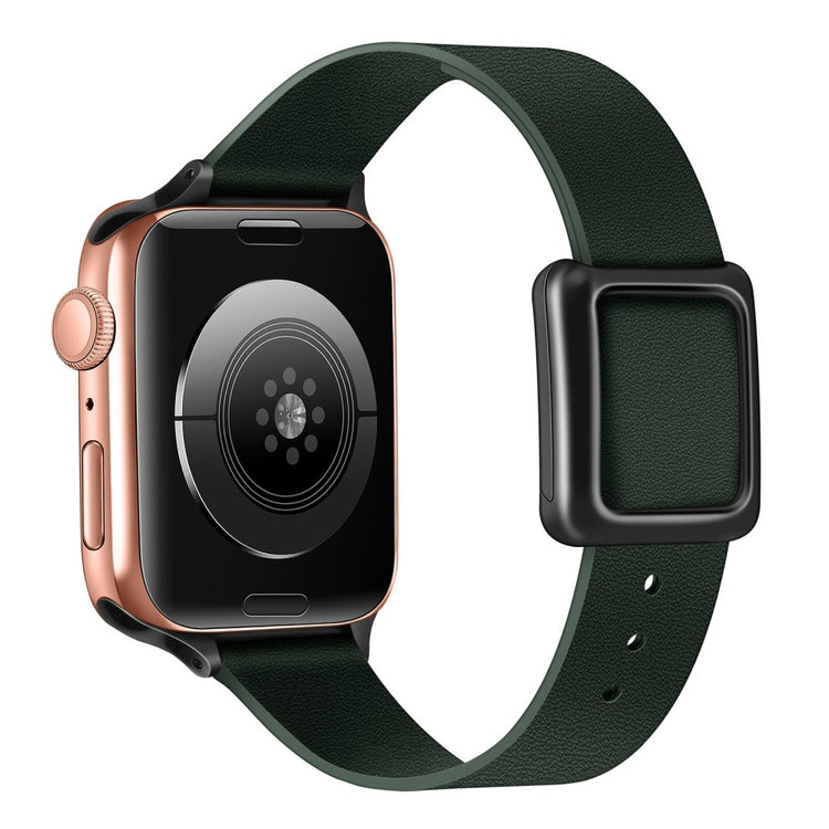 Super godt Universal Apple Ægte læder Rem - Grøn#serie_3