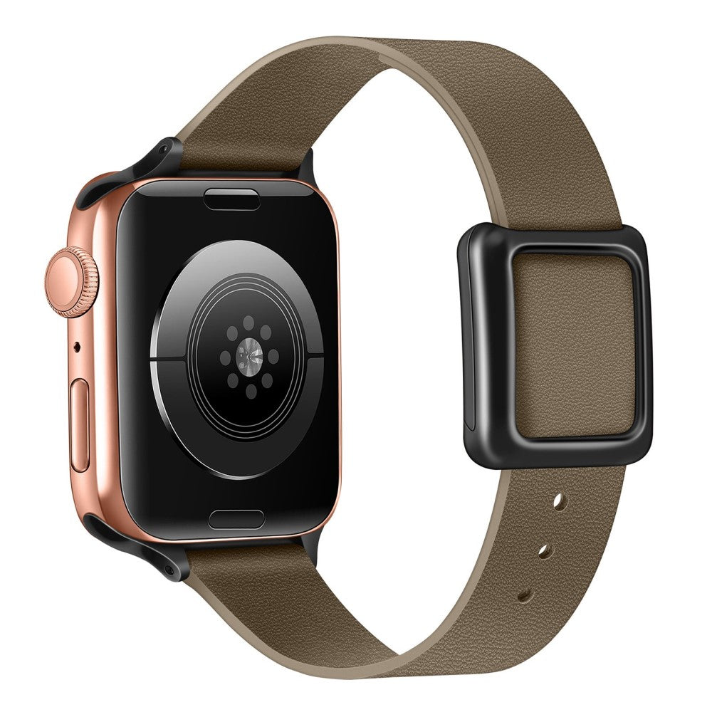Super godt Universal Apple Ægte læder Rem - Brun#serie_9