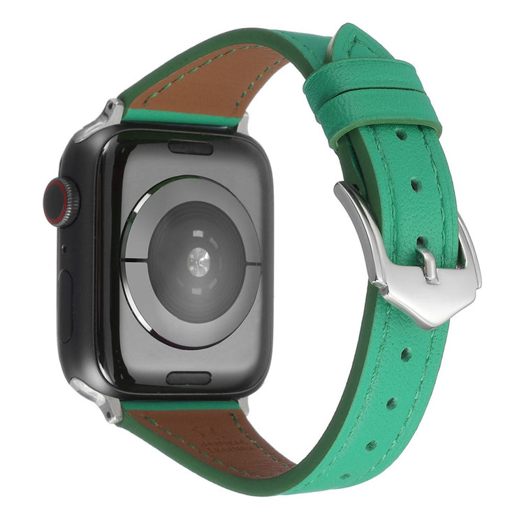 Helt vildt fint Universal Apple Ægte læder Rem - Grøn#serie_3