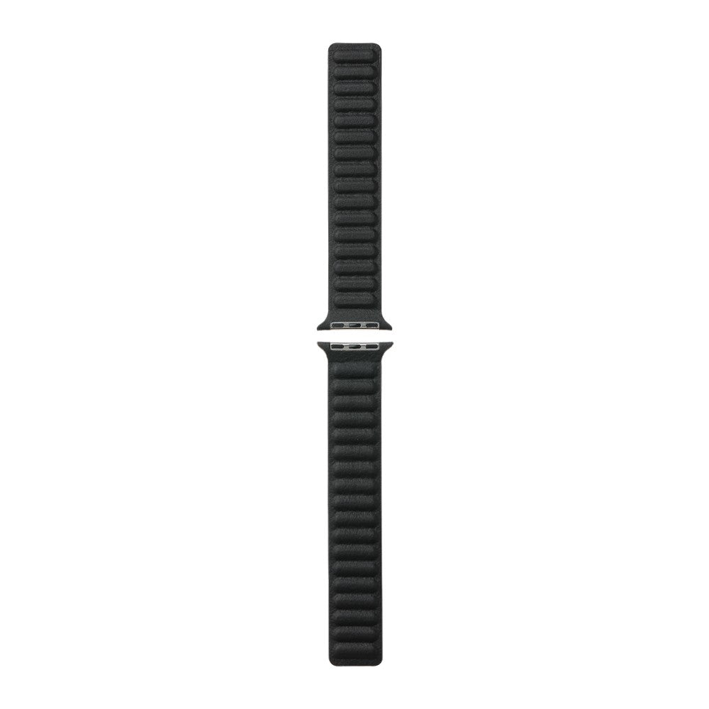 Rigtigt rart Universal Apple Ægte læder Urrem - Sort#serie_6