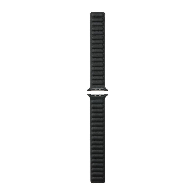 Rigtigt rart Universal Apple Ægte læder Urrem - Sort#serie_6