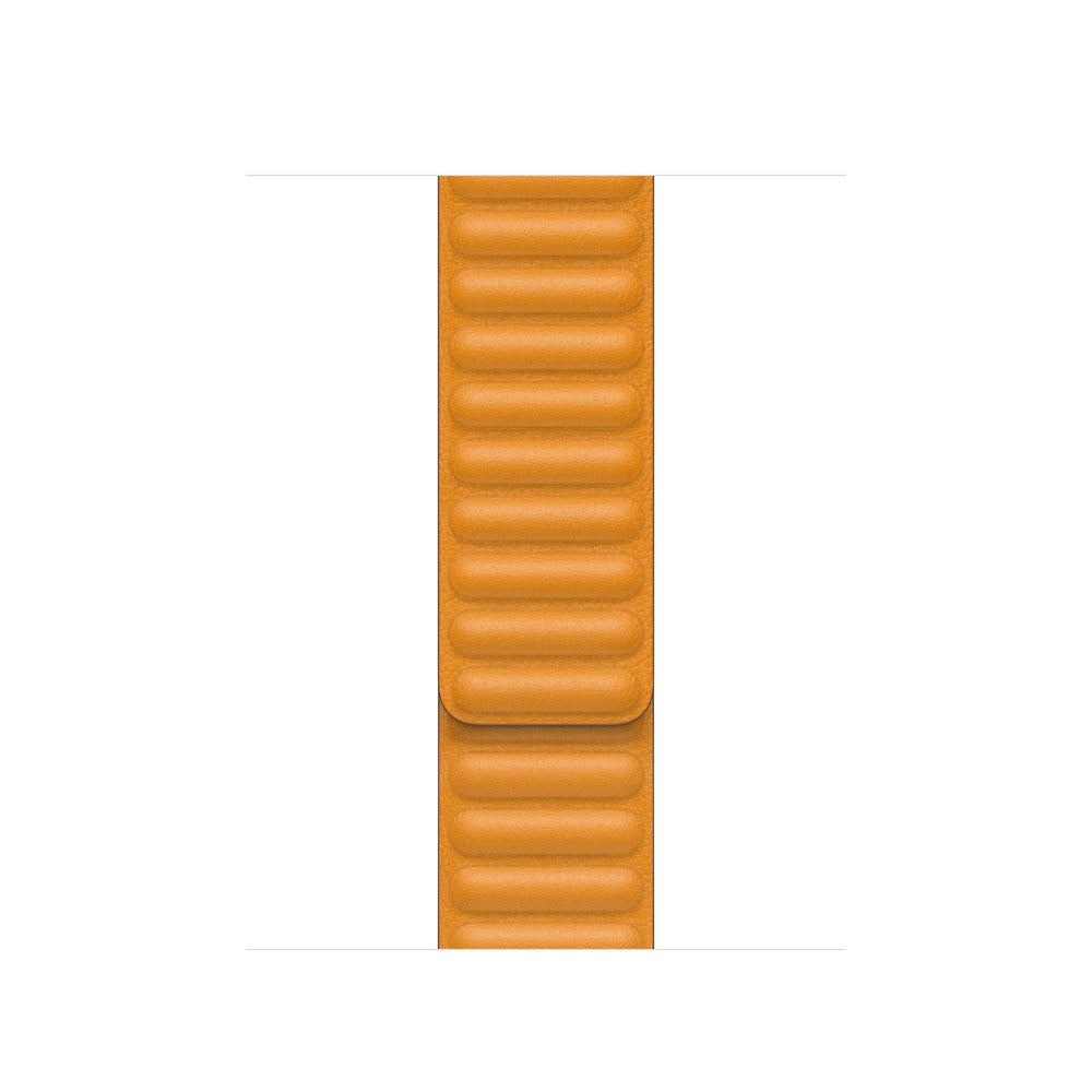 Super pænt Universal Apple Ægte læder Urrem - Orange#serie_8