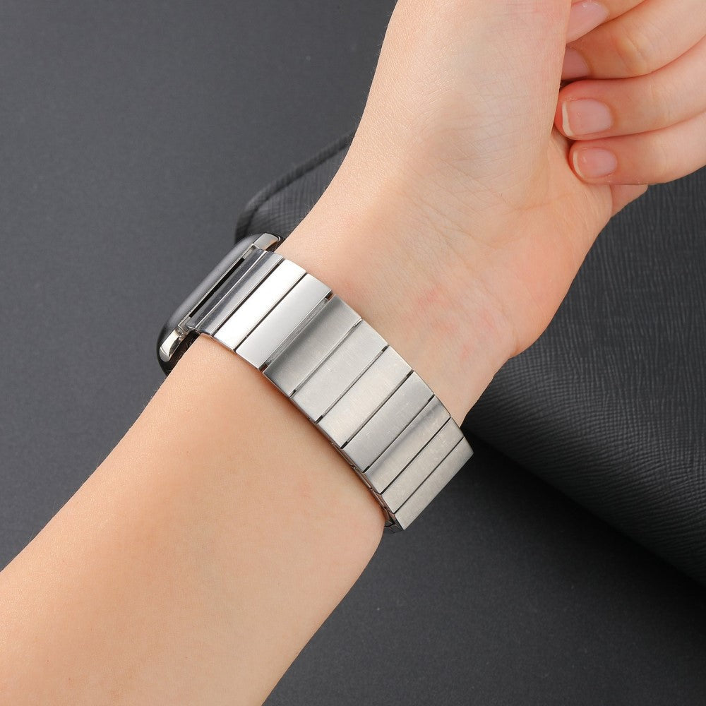 Helt vildt elegant Universal Apple Metal Urrem - Sort#serie_3