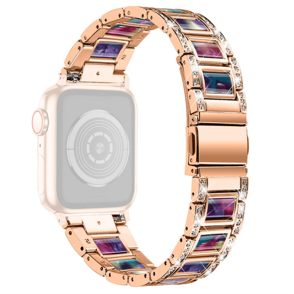 Helt vildt fint Universal Apple Metal og Rhinsten Rem - Pink#serie_13